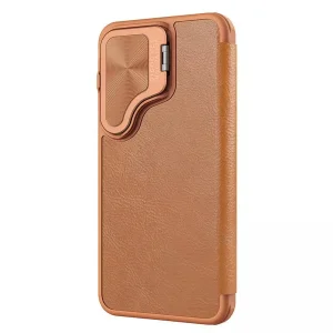 کیف کلاسوری نیلکین مدل Qin Prop Leather Classic Cloth مناسب برای گوشی موبایل سامسونگ Galaxy S24 Plus