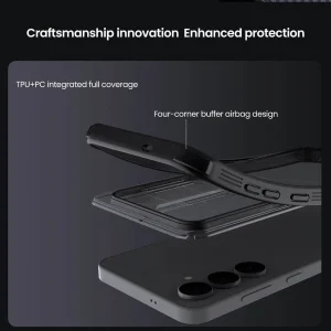 کاور نیلکین مدل Camshield Pro Clear version مناسب برای گوشی موبایل سامسونگ Galaxy S25 FE