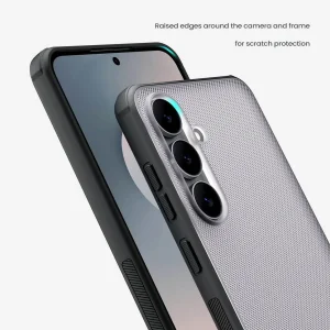 کاور نیلکین مدل Super Frosted Shield Transparent مناسب برای گوشی موبایل سامسونگ Galaxy S25 FE