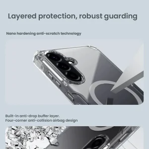 کاور نیلکین مدل Nature TPU Pro Magnetic مناسب برای گوشی موبایل سامسونگ Galaxy A56/ A36
