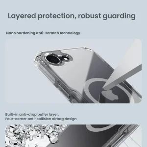 کاور نیلکین مدل Nature TPU Pro Magnetic مناسب برای گوشی موبایل اپل iPhone 16e