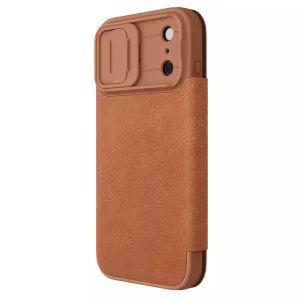 کیف کلاسوری نیلکین مدل Qin Pro Leather مناسب برای گوشی موبایل اپل iPhone 17 Pro Max