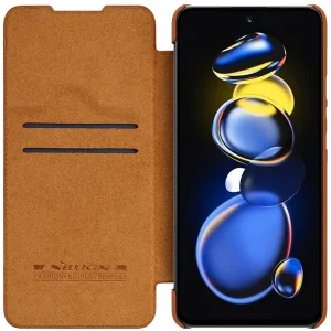 کیف کلاسوری نیلکین مدل QIN Leather Case مناسب برای گوشی موبایل شیائومی Poco X4 GT 5G / Xiaomi Redmi Note 11T Pro/Redmi Note 11T Pro Plus/ Xiaomi Redmi K50i 5G