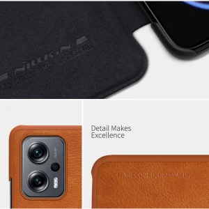 کیف کلاسوری نیلکین مدل QIN Leather Case مناسب برای گوشی موبایل شیائومی Poco X4 GT 5G / Xiaomi Redmi Note 11T Pro/Redmi Note 11T Pro Plus/ Xiaomi Redmi K50i 5G