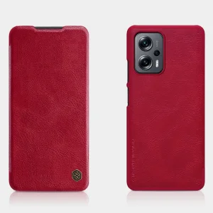 کیف کلاسوری نیلکین مدل QIN Leather Case مناسب برای گوشی موبایل شیائومی Poco X4 GT 5G / Xiaomi Redmi Note 11T Pro/Redmi Note 11T Pro Plus/ Xiaomi Redmi K50i 5G