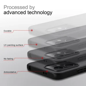 کاور نیلکین مدل Super Frosted Shield مناسب برای گوشی موبایل شیائومی Redmi Note 12 5G /Poco X5
