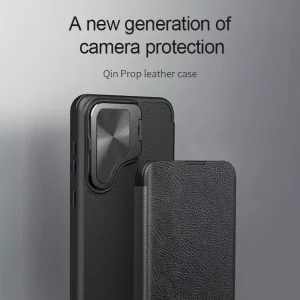 کیف کلاسوری نیلکین مدل Qin Prop Leather Classic Cloth مناسب برای گوشی موبایل سامسونگ Galaxy S24