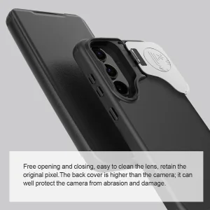 کیف کلاسوری نیلکین مدل Qin Prop Leather Classic Cloth مناسب برای گوشی موبایل سامسونگ Galaxy S24