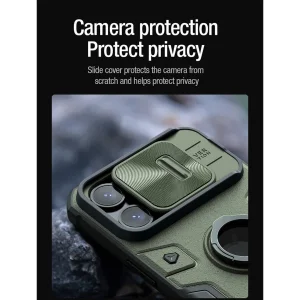 کاور نیلکین مدل CamShield Armor LogoCut مناسب برای گوشی موبایل اپل iPhone 15 Pro Max