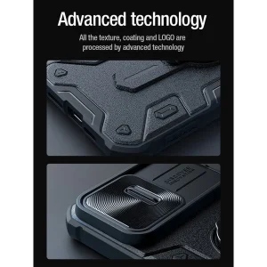 کاور نیلکین مدل CamShield Armor LogoCut مناسب برای گوشی موبایل اپل iPhone 15 Pro Max