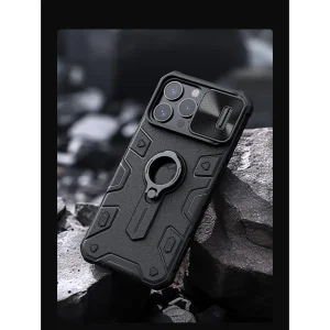 کاور نیلکین مدل CamShield Armor LogoCut مناسب برای گوشی موبایل اپل iPhone 15 Pro Max