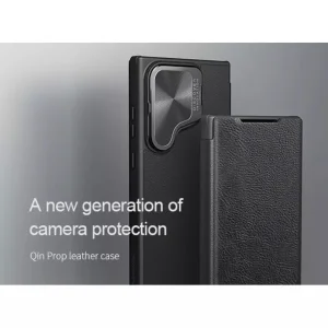 کیف کلاسوری نیلکین مدل Qin Prop Leather مناسب برای گوشی موبایل سامسونگ Galaxy S24 Ultra
