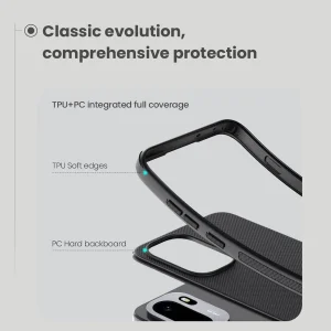 کاور نیلکین مدل Super Frosted Shield Pro مناسب برای گوشی موبایل وان پلاس Ace 6 / Ace 6T / 15R