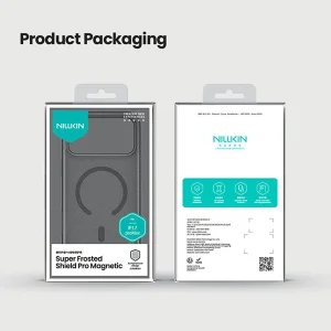 کاور نیلکین مدل Super Frosted Shield Pro Transparent Magnetic  مناسب برای گوشی موبایل اپل iPhone 17 Pro