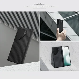 کاور نیلکین مدل CarboProp Magnetic MagSafe Transparent Lens مناسب برای گوشی موبایل سامسونگ Galaxy Z Fold 7