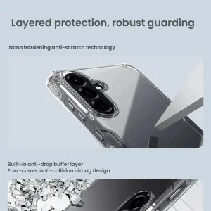 کاور نیلکین مدل Nature TPU Pro مناسب برای گوشی موبایل سامسونگ Galaxy A56/A37/A36