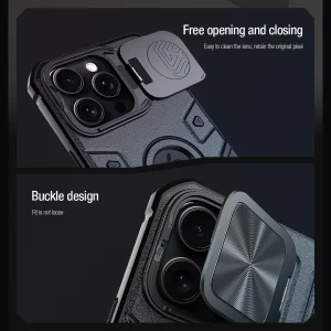 کاور نیلکین مدل CamShield Armor Prop Magnetic مناسب برای گوشی موبایل موبایل اپل iphone 16 pro max
