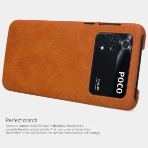 کیف کلاسوری نیلکین مدل QIN مناسب برای گوشی موبایل شیائومی Poco M4 Pro 4g