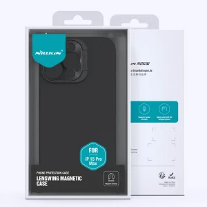 کاور نیلکین مدل LensWing Magnetic مناسب برای گوشی موبایل اپل iPhone 15 Pro Max