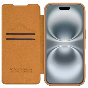 کیف کلاسوری نیلکین مدل Qin Prop Leather مناسب برای گوشی موبایل اپل iPhone 16