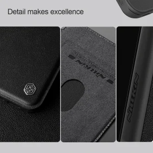 کیف کلاسوری نیلکین مدل Qin Prop Leather مناسب برای گوشی موبایل اپل iPhone 16