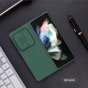 کاور نیلکین مدل CamShield Silky silicon مناسب برای گوشی موبایل سامسونگ Galaxy Z Fold3 5G / W22 5G