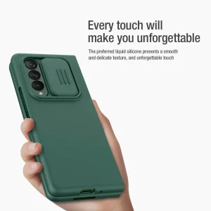 کاور نیلکین مدل CamShield Silky silicon مناسب برای گوشی موبایل سامسونگ Galaxy Z Fold3 5G / W22 5G