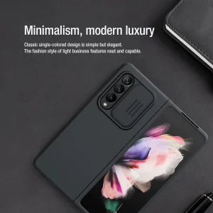 کاور نیلکین مدل CamShield Silky silicon مناسب برای گوشی موبایل سامسونگ Galaxy Z Fold3 5G / W22 5G