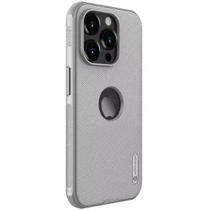 کاور نیلکین مدل  Super Frosted Shield Pro ogo cutout مناسب برای گوشی موبایل اپل IPhone 15 Pro Max