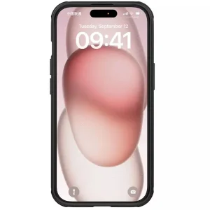 کاور نیلکین مدل  Super Frosted Shield Pro ogo cutout مناسب برای گوشی موبایل اپل IPhone 15 Pro Max