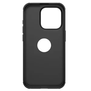 کاور نیلکین مدل  Super Frosted Shield Pro ogo cutout مناسب برای گوشی موبایل اپل IPhone 15 Pro Max