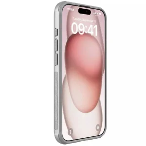 کاور نیلکین مدل  Super Frosted Shield Pro ogo cutout مناسب برای گوشی موبایل اپل IPhone 15 Pro Max