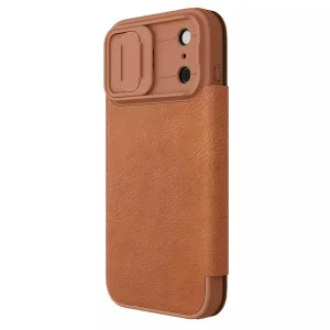 کیف کلاسوری نیلکین مدل Qin Pro Leather مناسب برای گوشی موبایل اپل iPhone 17 Pro