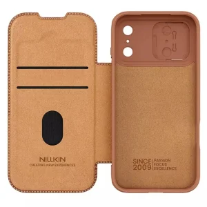 کیف کلاسوری نیلکین مدل Qin Pro Leather مناسب برای گوشی موبایل اپل iPhone 17 Pro