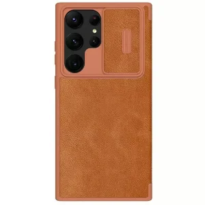 کیف کلاسوری نیلکین مدل Qin Pro Leather Case مناسب برای گوشی موبایل سامسونگ Galaxy S25 Ultra