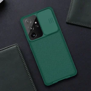 کاور نیلکین مدل camshield pro مناسب برای گوشی موبایل سامسونگ Galaxy S21 Ultra