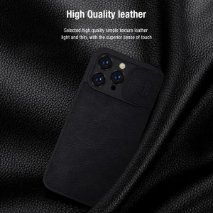 کیف کلاسوری نیلکین مدل Qin Pro Leather مناسب برای گوشی موبایل اپل iPhone 15 Pro