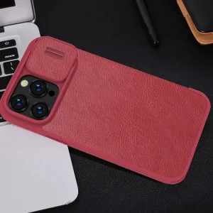 کیف کلاسوری نیلکین مدل Qin Pro Leather مناسب برای گوشی موبایل اپل iPhone 15 Pro
