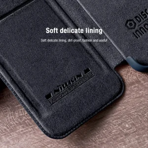 کیف کلاسوری نیلکین مدل Qin Pro Leather مناسب برای گوشی موبایل اپل iPhone 15 Pro