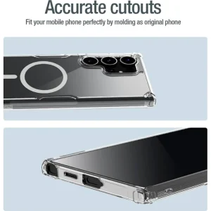 کاور نیلکین مدل Nilkin Nature Tpu Pro Magnetic مناسب برای گوشی موبایل سامسونگ Galaxy S24 Ultra