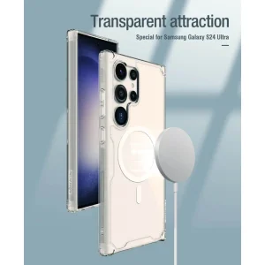 کاور نیلکین مدل Nilkin Nature Tpu Pro Magnetic مناسب برای گوشی موبایل سامسونگ Galaxy S24 Ultra