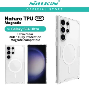 کاور نیلکین مدل Nilkin Nature Tpu Pro Magnetic مناسب برای گوشی موبایل سامسونگ Galaxy S24 Ultra