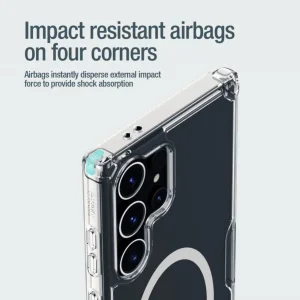 کاور نیلکین مدل Nilkin Nature Tpu Pro Magnetic مناسب برای گوشی موبایل سامسونگ Galaxy S24 Ultra