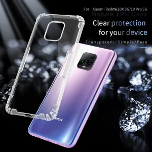 کاور نیلکین مدل Nature TPU مناسب برای گوشی موبایل شیائومی Redmi 10X 5G / Redmi 10X Pro 5G