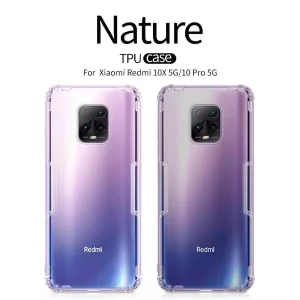کاور نیلکین مدل Nature TPU مناسب برای گوشی موبایل شیائومی Redmi 10X 5G / Redmi 10X Pro 5G