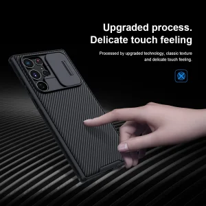 کاور نیلکین مدل CAMShIIELD PRO cover مناسب برای گوشی موبایل سامسونگ Galaxy S22 Ultra