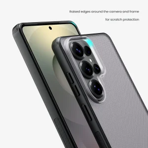 کاور نیلکین مدل Super Frosted Shield Pro Clear مناسب برای گوشی موبایل سامسونگ Galaxy S26 Ultra