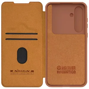 کیف کلاسوری نیلکین مدل Qin Pro Leather مناسب برای گوشی موبایل سامسونگ Galaxy S24 FE
