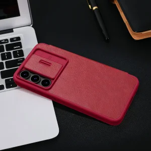 کیف کلاسوری نیلکین مدل Qin Pro Leather مناسب برای گوشی موبایل سامسونگ Galaxy S24 FE