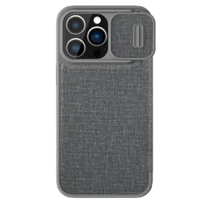 کیف کلاسوری نیلکین مدل Qin Pro Plain Cloth مناسب برای گوشی موبایل اپل  iPhone 13 Pro